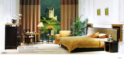 3 / 4 / 5 Hotel Leather And Fabric Sofas And Chairs With Ash Solid Wood Frame