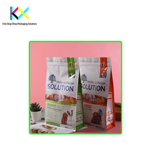 High Barrier Flat Bottom Zipper Bag For Pet Food Pouch Cat Food Pouch 500g, 1kg ,5kg, 10kg