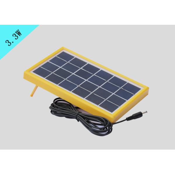 Yellow Frame Polycrystalline Silicon Cell 3.3W 18% Efficiency CE Approved
