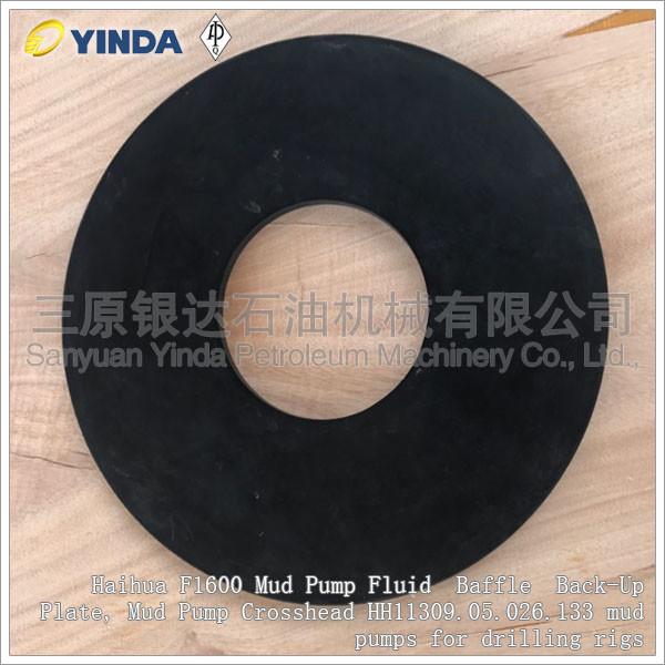 Placa alternativa do defletor fluido da bomba de lama para o Crosshead Haihua F1600 HH11309.05.026.133