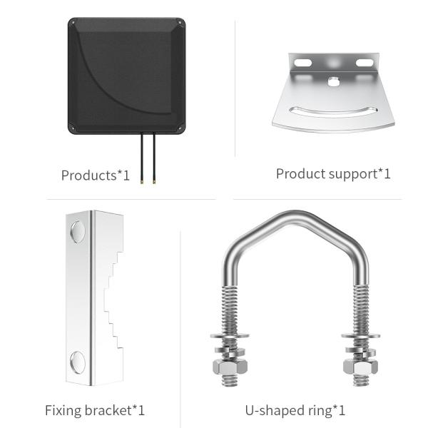 223*194*46mm 50 Ohm Impedância Wi-Fi MIMO Panel para LTE 4G 5G Performance