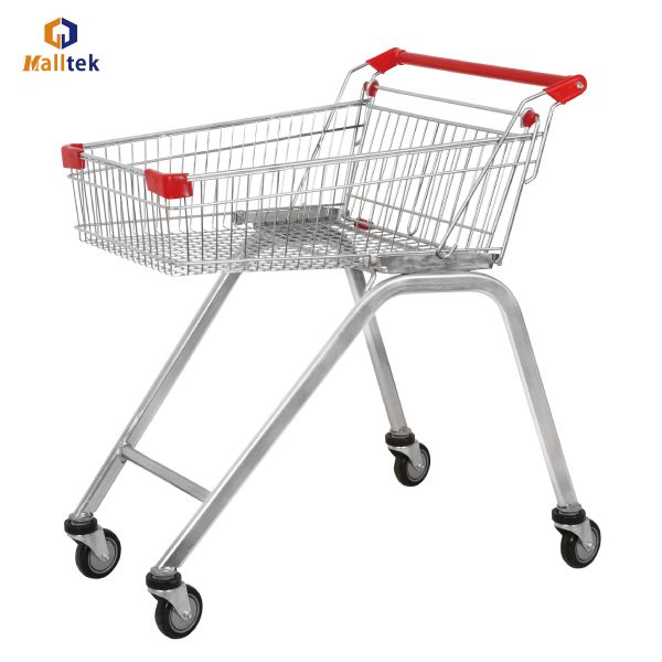 New Design Metal Shopping Trolley Cart For Supermarket