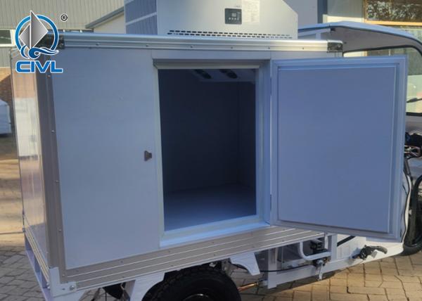 Mini Refrigerated Van Insulated Tricycle Vegetable And Fruit Refrigerated Truck Transporter Electric Refrigerated Truck