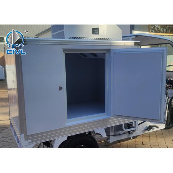 Mini Refrigerated Van Insulated Tricycle Vegetable And Fruit Refrigerated Truck Transporter Electric Refrigerated Truck