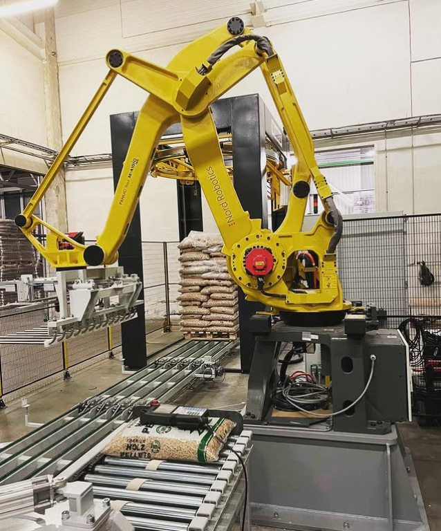 FANUC M-410iC/315 315 kg Payload ±0.5mm Repeatability 4 Axis Industrial Palletizer Robot with Robot Gripper
