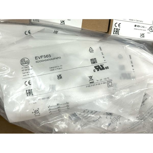 IFM EVF565 Wirable Socket Industrial M12 Connection Solution