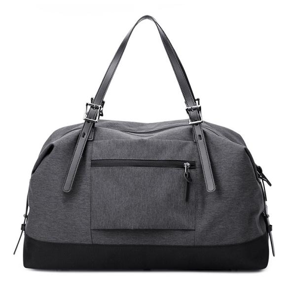 Black Gray 16.8L Sports Gym Bag With Shoe Compartment OEM ODM