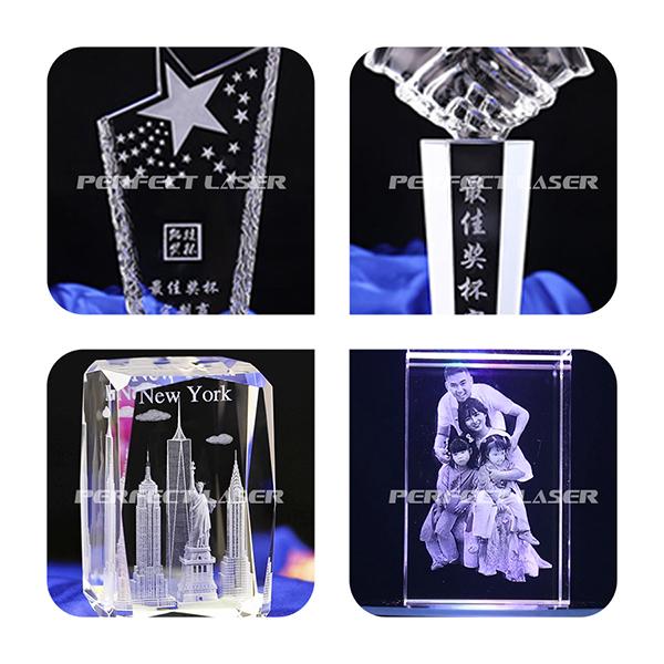 5 W Small Desktop 5W UV Laser Marking Engraving Machine For Crystal Glass Acrylic