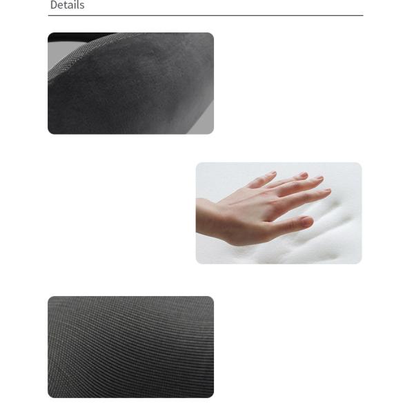 Polyester Memory Foam Travel Pillow for Comfortable Neck Support and Easy Maintenance