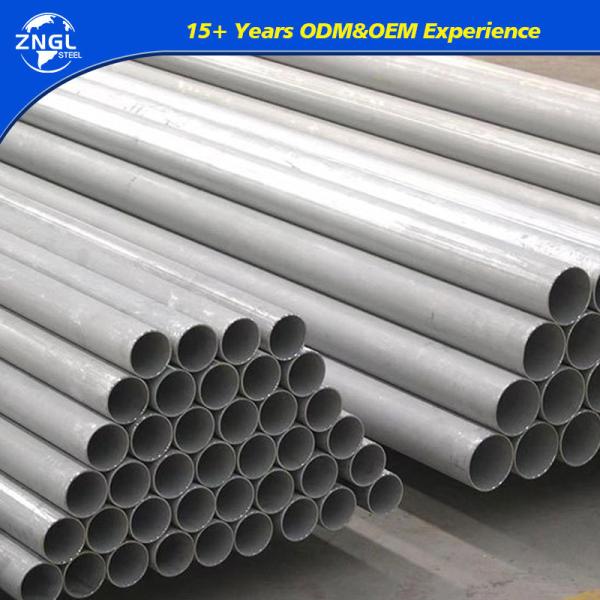 Pipe en acier inoxydable poli laminée à froid à chaud pour l'industrie de la construction