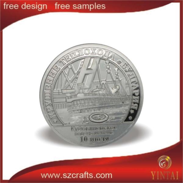 China factory silver knights templar coin silver/ gold souvenir metal coin