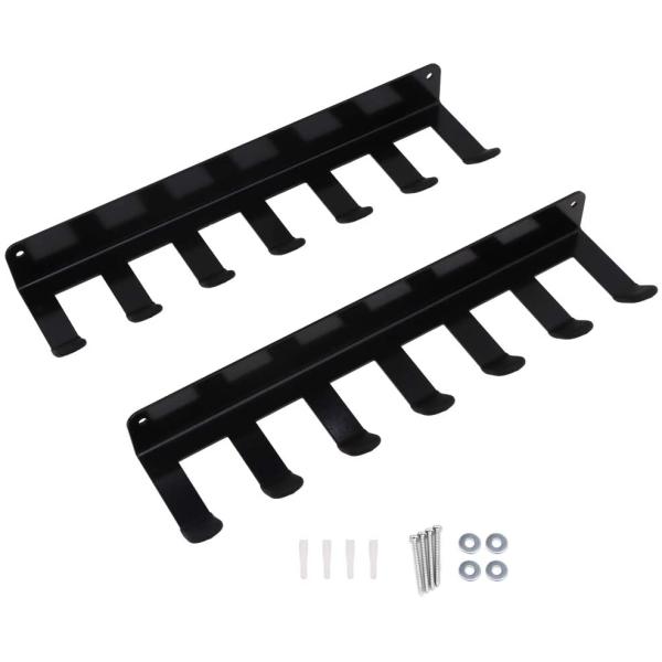 Порошковое покрытие Gym Storage Rack Hook Flexible Gym Wall Organizer для резистентных лент