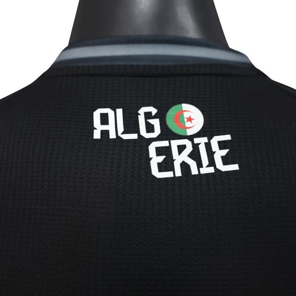 Black And Grey Algeria Player Version Jersey Supports Group Customization