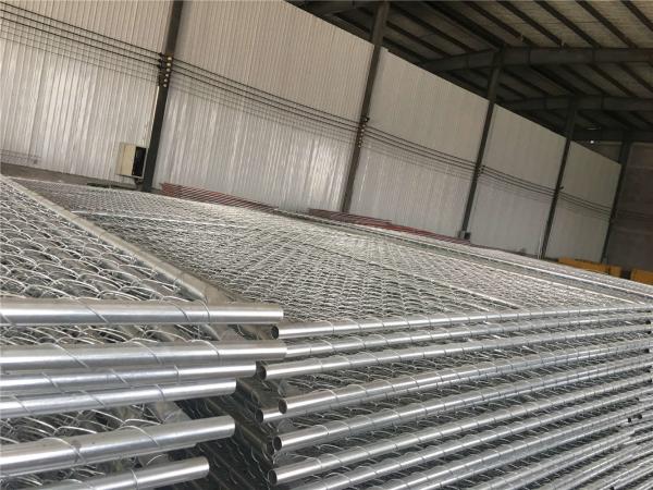 chain link temporary construction fence panels 6FT X 10F Mesh 2 3/8  x 2 3/8 ( 60mm x 60mm ) x 12 gauge wire