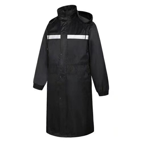 Fluorescent Green Outdoor Sanitation Raincoat Set for Traffic Duty and Flood Control