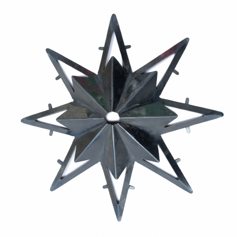 Custom Metal Topper Star Lightweight For Festive Celebration Decorative