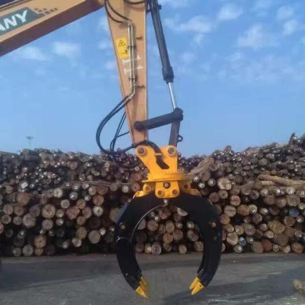 Гидравлический захватник экскаватора 360 градусов вращающийся захватник скалы для CAT320 330 336