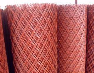 Slope Protection Steel Plate Mesh , Perforated Metal Plate For Foundation Pit 50×100mm
