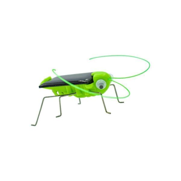 Educational Mini Solar Toys Plastic Locust Solar Powered Grasshopper Customized