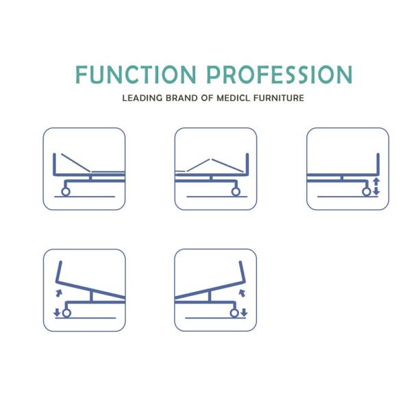 Big Promotion Electric Five Function ICU room Hospital Bed With Good Price