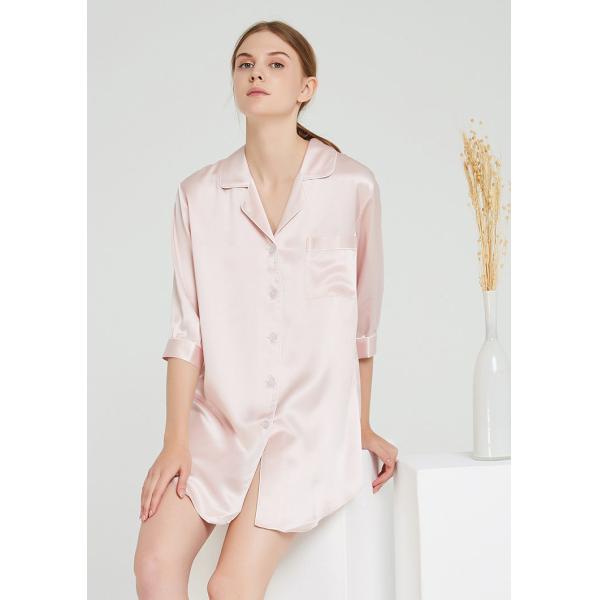 22mm Silk Pajamas Long Sleeve Pure Silk Sleepwear Pajama Set