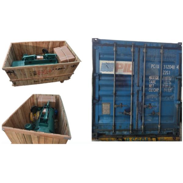 3m 220V 380V Electric Wire Rope Hoist , 1.5 Ton 2 Ton Wire Rope Hoist