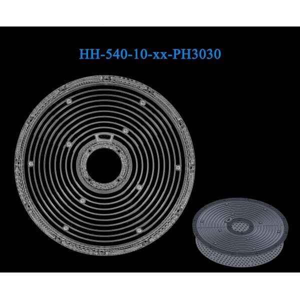 Φ293mm サイズ 3030/2835LEDs 人気の精密照明 LEDレンズ 10リング UFOハイベイライト用