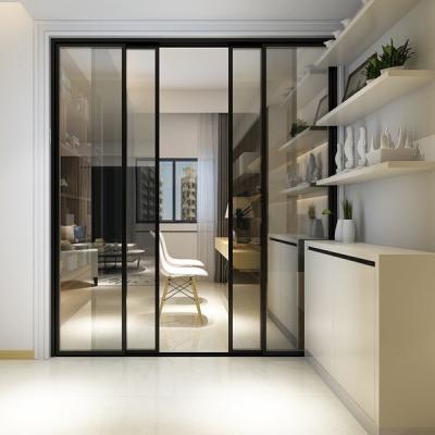 Fire Proof Aluminium Frame Glass Door Powder Coating Frame Energy Saving