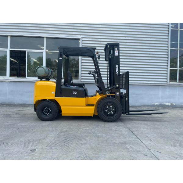 EVERLIFT EPA Двигатель 2,5 тонны 3 тонны вилочная погрузка Газ СПГ Бензинная вилочная погрузка 3500 кг с боковым переключателем