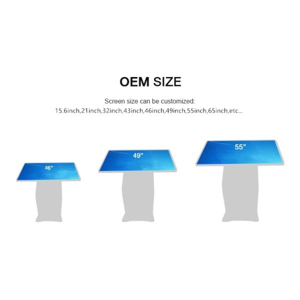 Capacitive Touch 15.6 Inch LCD Touch Screen Kiosk For Order