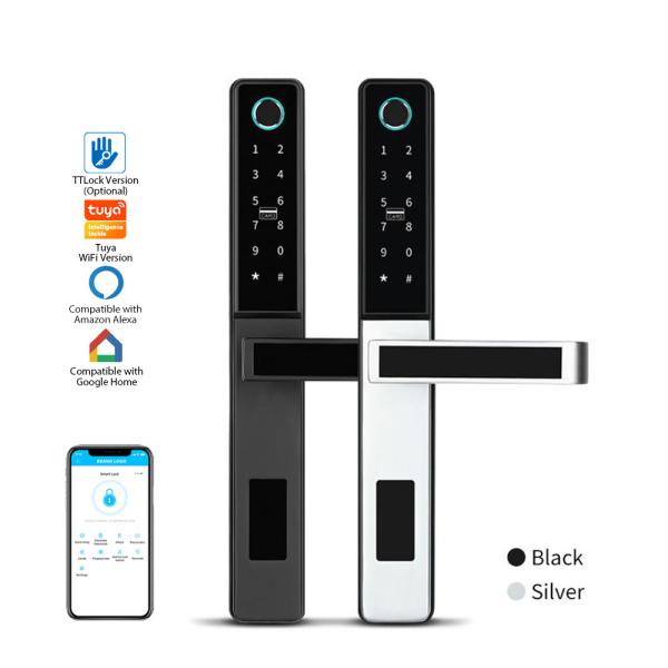 Avertissement biométrique de basse tension de serrure de porte d'empreinte digitale d'anti éraflure pour l'appartement