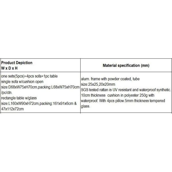 5pcs home furniture set  