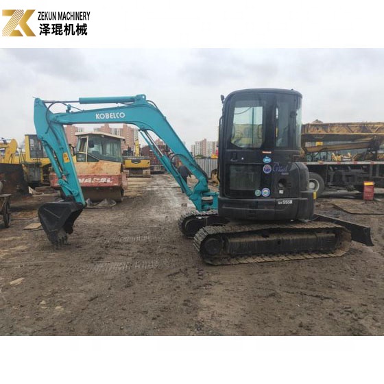 2018 Подержанный 5,5 тонновый экскаватор Kobelco SK55SR
