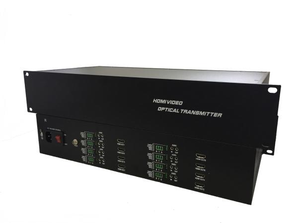 8channel lossless fiber optic extender up to 1920*1200p 60hz HDMI Video Converter over single mode