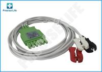 Drager MP03402 câble ECG à 3 conduits connecteur à broche unique code couleur IEC2 longueur 1m