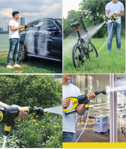 JW31 Cordless power washer rechargeable convenient car washer household high pressure washer,
