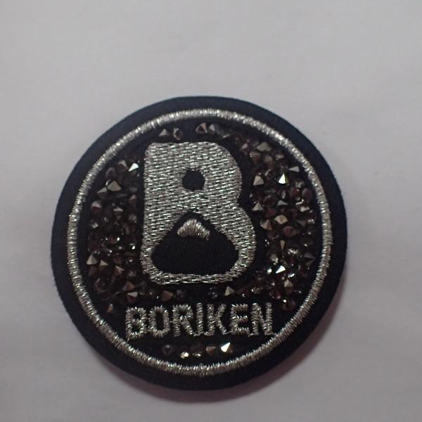 Diamond Embroidery Iron On Clothing Patches 3D Logo Fashionable