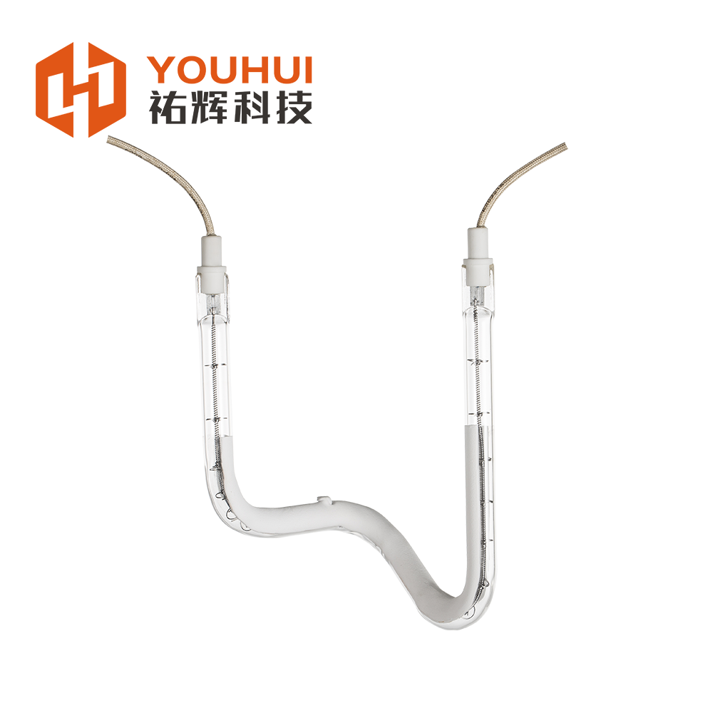 Customized 3D Contoured Infrared Heating Lamp Tube with 5000-20000h Lifespan, 1100-2600°C Filament Temp, and 150-6000W Power