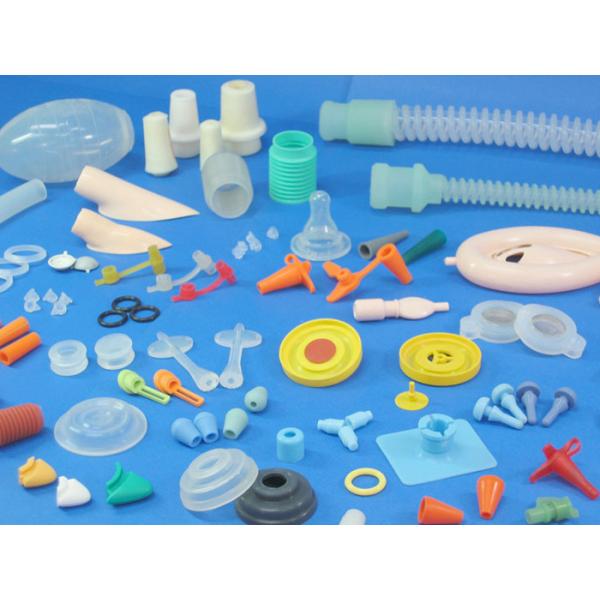 Industrial Grade Silicone Rubber Washers Customize Size 7.5-12Mpa Tensile Strength