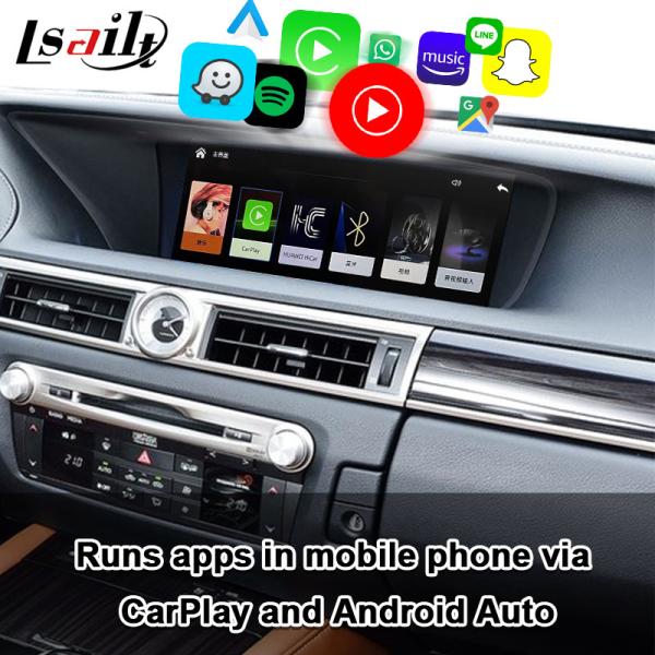 Wireless CarPlay Interface for Lexus GS300h GS200t with Android Auto, support Joystick Remote Control