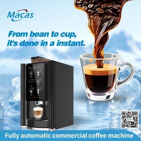 Table Top Espresso Tea Vending Machine for OCS Scenario EVOACAS New Automatic Coffee Vending Machine