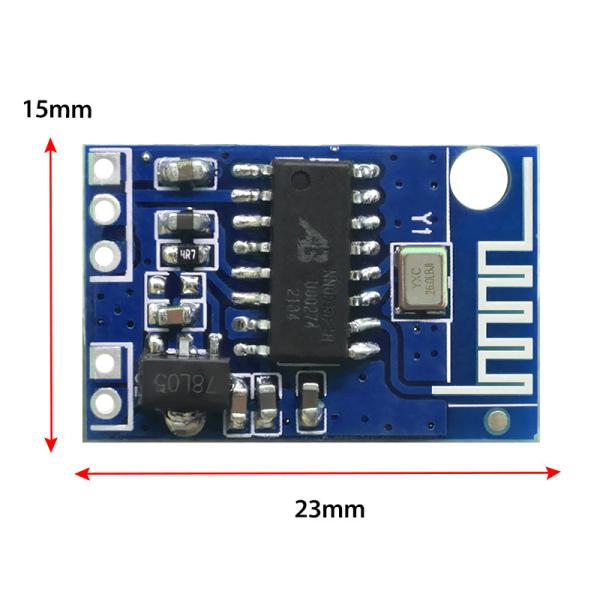 Digital Power Bluetooth 5.1 Audio Amplifier Board 12VDC Speaker Amplifier Module 23*15MM