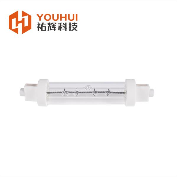 TOSHIBA Jacketed Low Pressure 500W Single Tube Quartz Infrared Lamp with 1-2μm Wavelength and 50-1500mm Heating Length