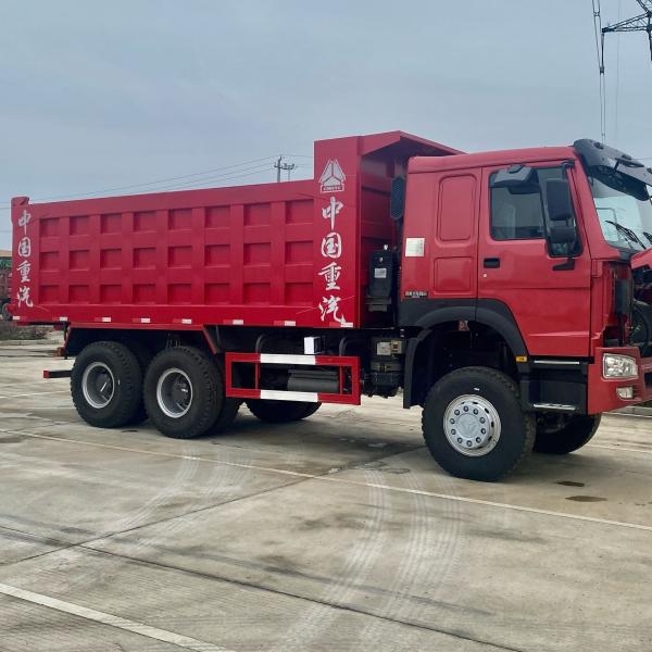 6x4 Howo Dump Truck with 12.00R20 Tires Video Technical Support Used SINOTRUCK Hno