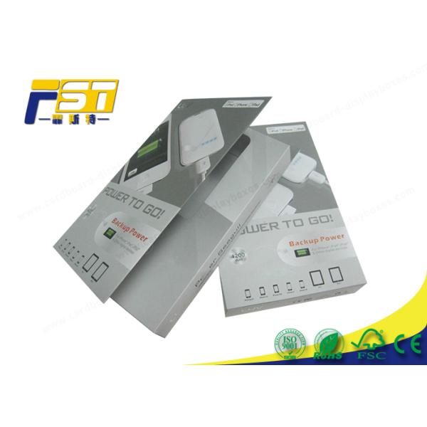 Glossy Printed Color Paper Cardboard Packing Boxes Full Color With Clear PVC Window