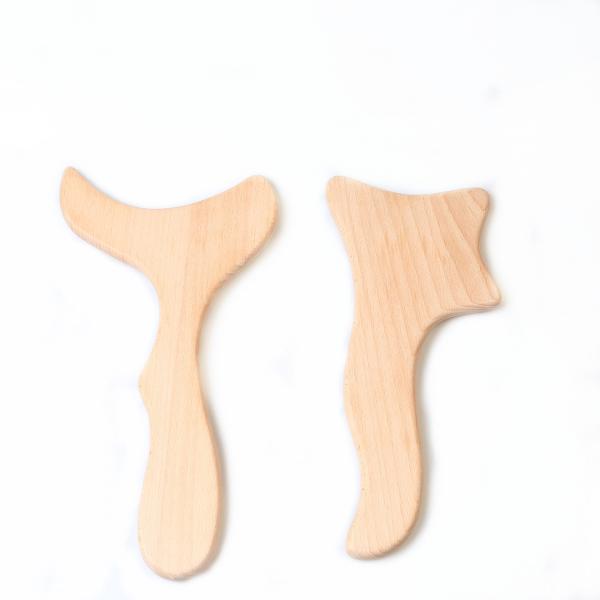 Wooden Gua Sha Tools Anti Cellulite Massage Tool - Wood Therapy Lymphatic Drainage Paddle Gua Sha Massage Soft Tissue Therapy Ma