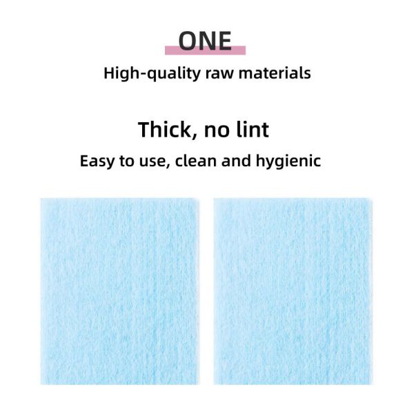 650 Pcs Lint Free Nail Wipes Gel Polish Remover Pads Absorbent Cotton Pads Nail Beauty Products for Manicure Prep and Care Routine Home Salon