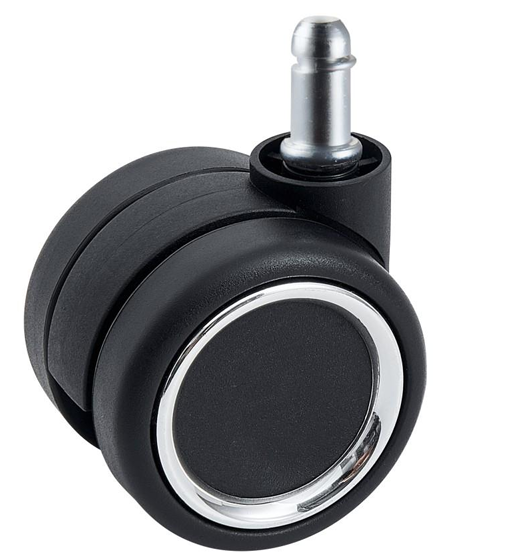 Lockable Swivel Plastic Caster Wheels with Ball Bearing for Furniture and Office Chairs