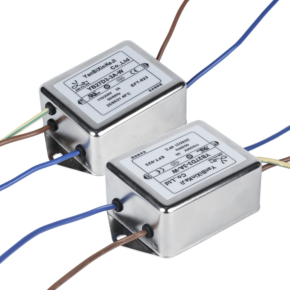 CE ROHS одобрил фильтр EMI EMC фильтра линии электропередач 115V 250V низкопроходный