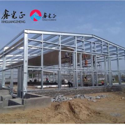 H-Section Steel Prefabricated Livestock Farm House with PVC Insulation